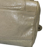 Balenciaga Olive Lambskin Velo Moto Two-Way Bag