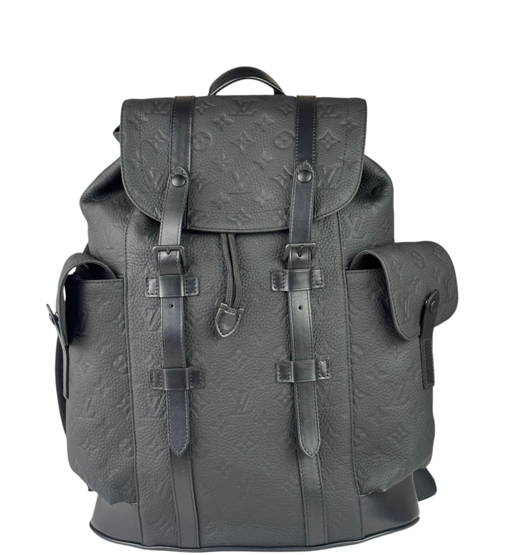 Louis Vuitton Monogram Taurillon Christopher MM Backpack