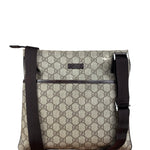Gucci GG Supreme Canvas Flat Messenger Bag