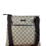Gucci GG Supreme Canvas Flat Messenger Bag