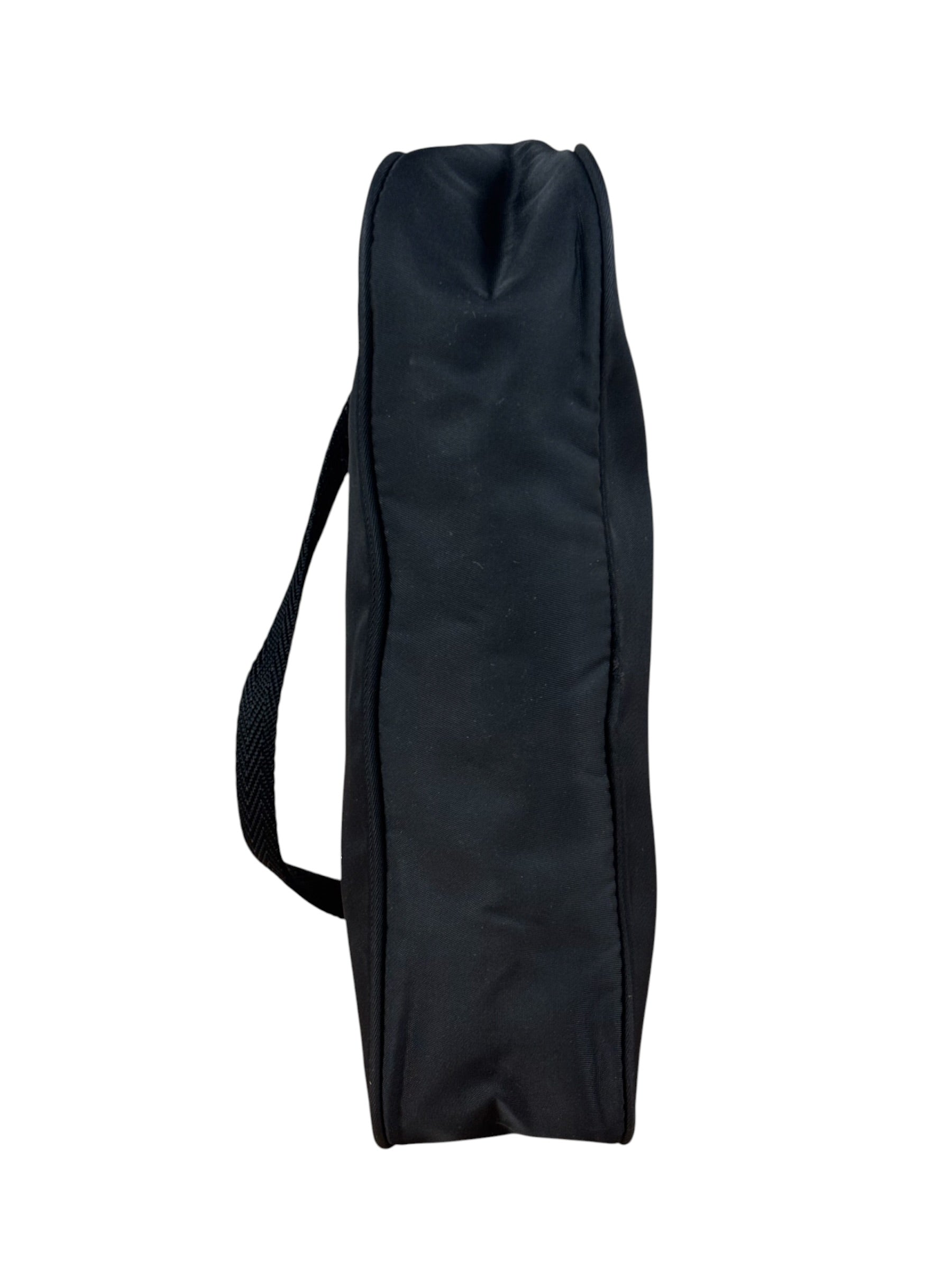 Prada Black Nylon Tessuto Mini Sport Pochette Shoulder Bag