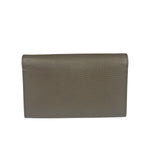 Gucci Grey Leather Wallet On Chain