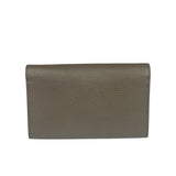 Gucci Grey Leather Wallet On Chain