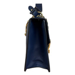 Gucci Navy Blue Sylvie Leather Crossbody Bag
