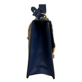 Gucci Navy Blue Sylvie Leather Crossbody Bag