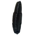 Bottega Veneta Black Leather Maxi Intrecciato Padded Pouch
