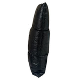 Bottega Veneta Black Leather Maxi Intrecciato Padded Pouch