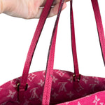 Louis Vuitton Monogram Denim Noefull MM Tote Pink