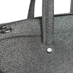 Balenciaga Silver GlitterLeather Triangle Two-Way Bag