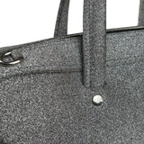 Balenciaga Silver GlitterLeather Triangle Two-Way Bag