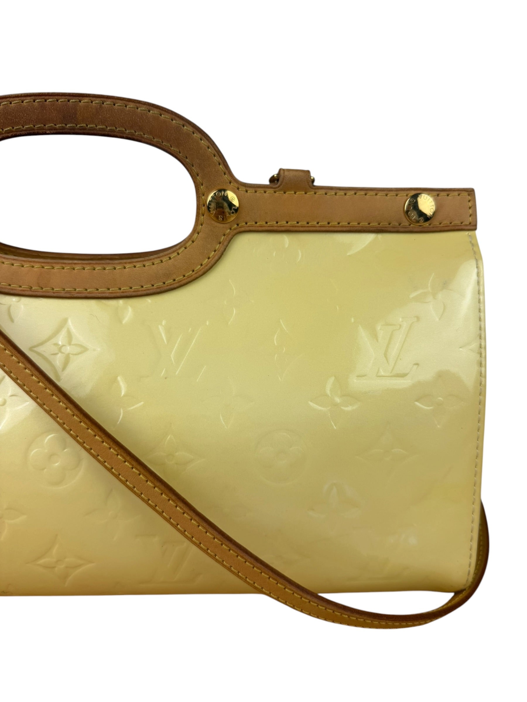 Louis Vuitton Yellow Vernis Roxbury Dive Two-Way Bag
