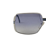 YSL Silver Square Frame Sunglasses