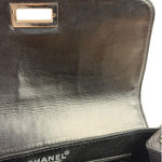 Chanel Black Leather Mademoiselle Accordion Flap Bag 2000