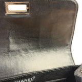 Chanel Black Leather Mademoiselle Accordion Flap Bag 2000