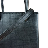 Balenciaga Black Mini Shopping Tote Phone Holder