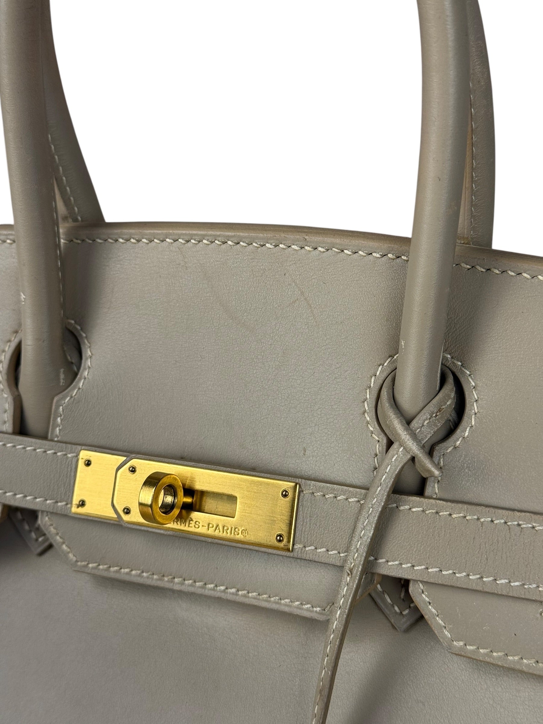 Hermes Birkin 30 Argile Box Brushed Gold 2003