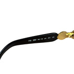 Fendi Gold/Blue Oval Metal Framed Sunglasses