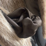 Ingrid Klahn x Montreal Canada Badger Fur Coat