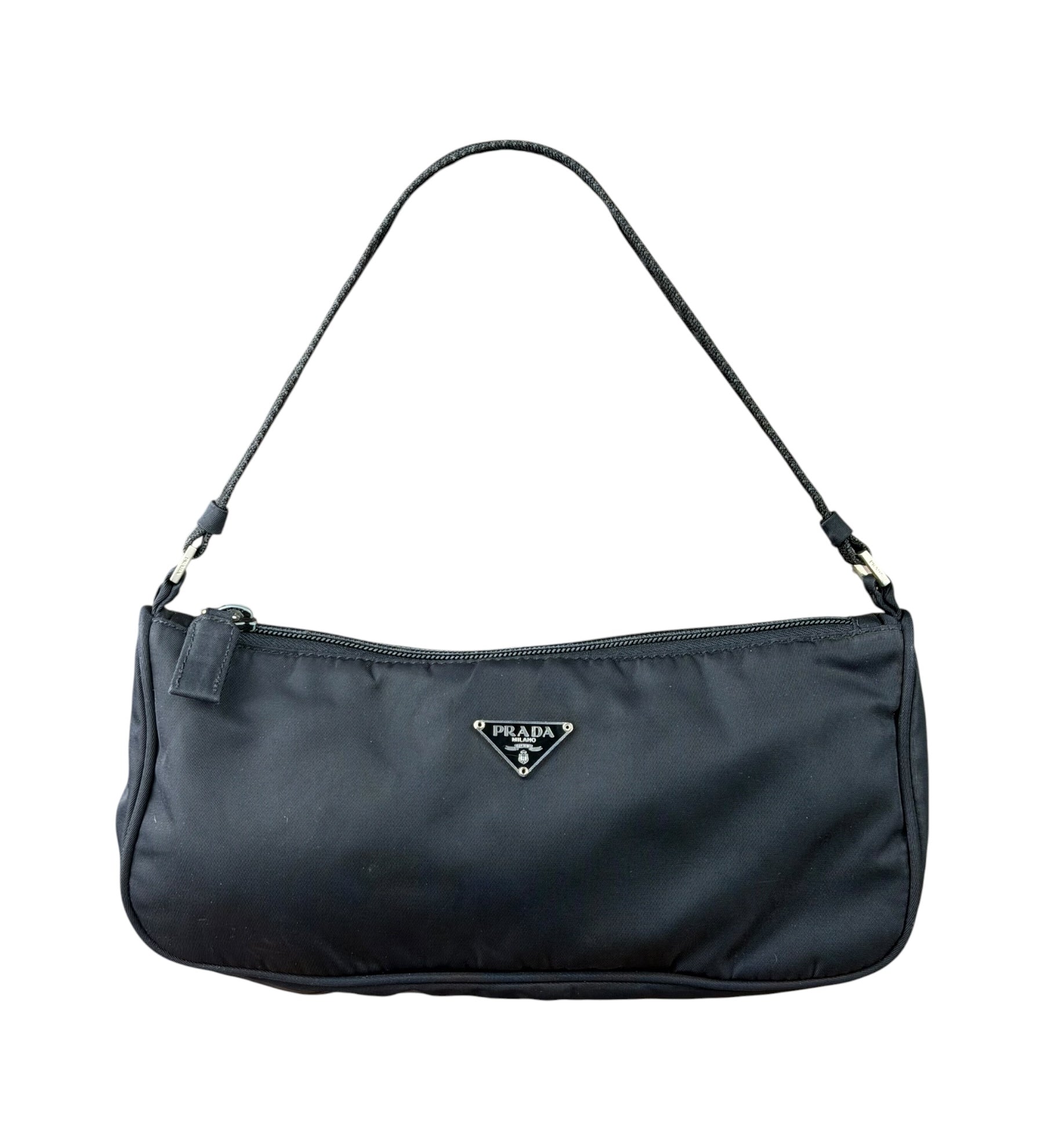 Prada Black Nylon Pochette