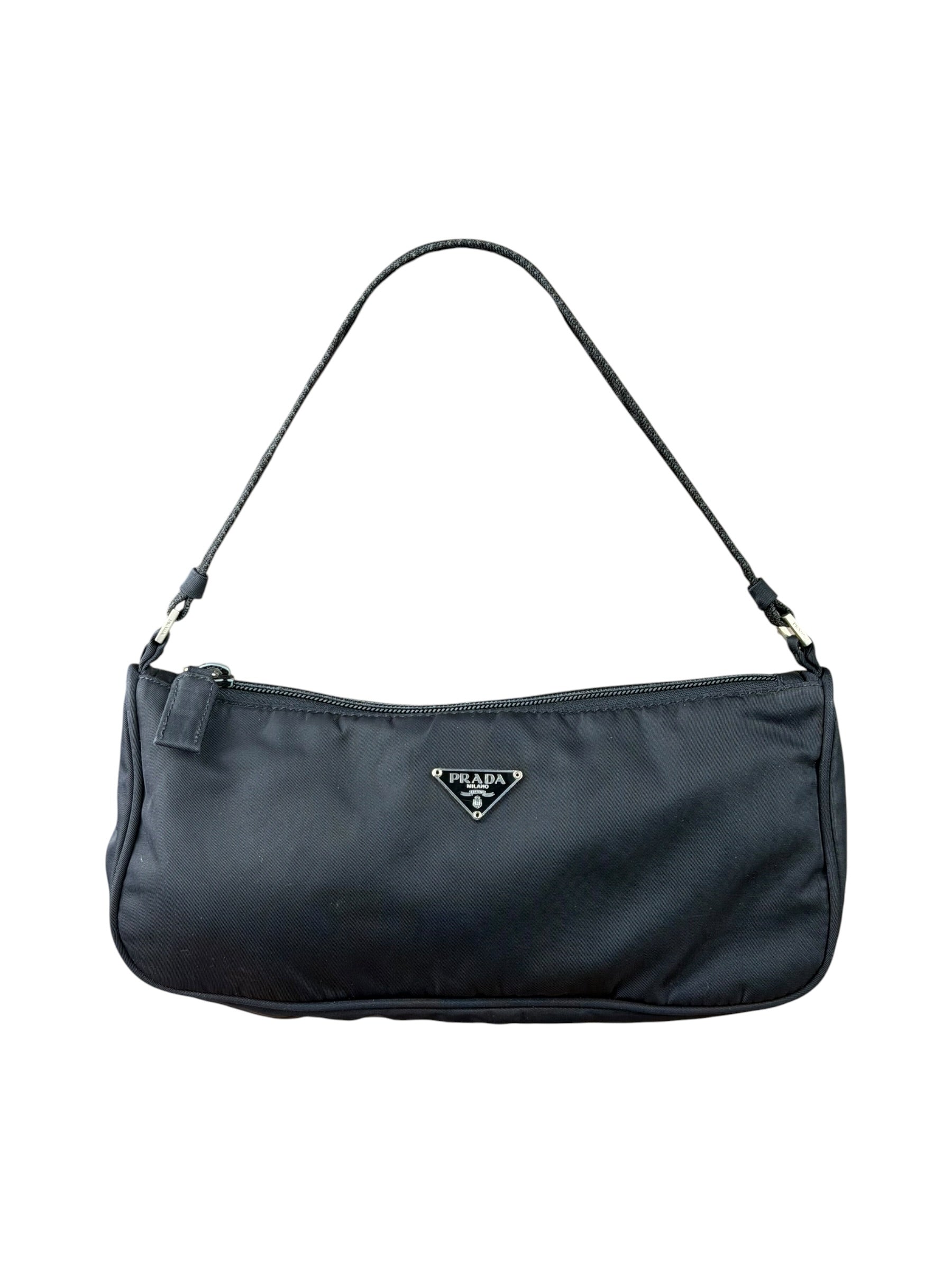 Prada Black Nylon Pochette