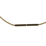 Hermes Cage d'H Gold Plated Pendant Necklace