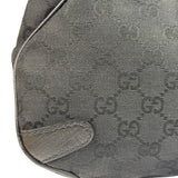 Gucci GG Vintage Black Horsebit Flap Shoulder Bag