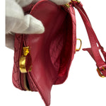 Prada Pink Leather Trim/Synthetic Tessuto Camera Bag