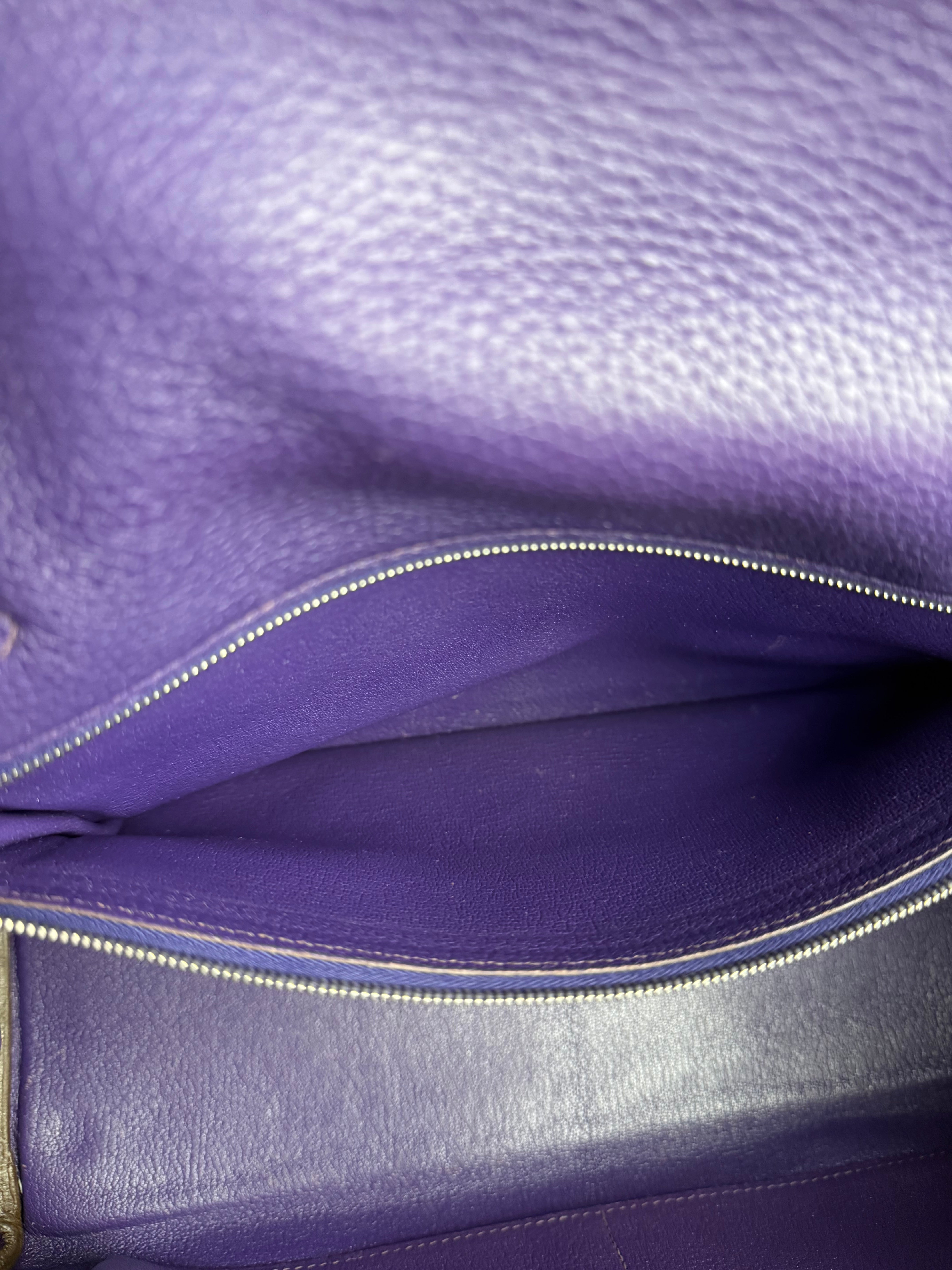 Hermes Togo Kelly II Retourne 32 Ultraviolet 2010