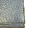 Gucci Blue Leather Marmont Card Case Wallet
