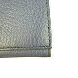 Gucci Blue Leather Marmont Card Case Wallet