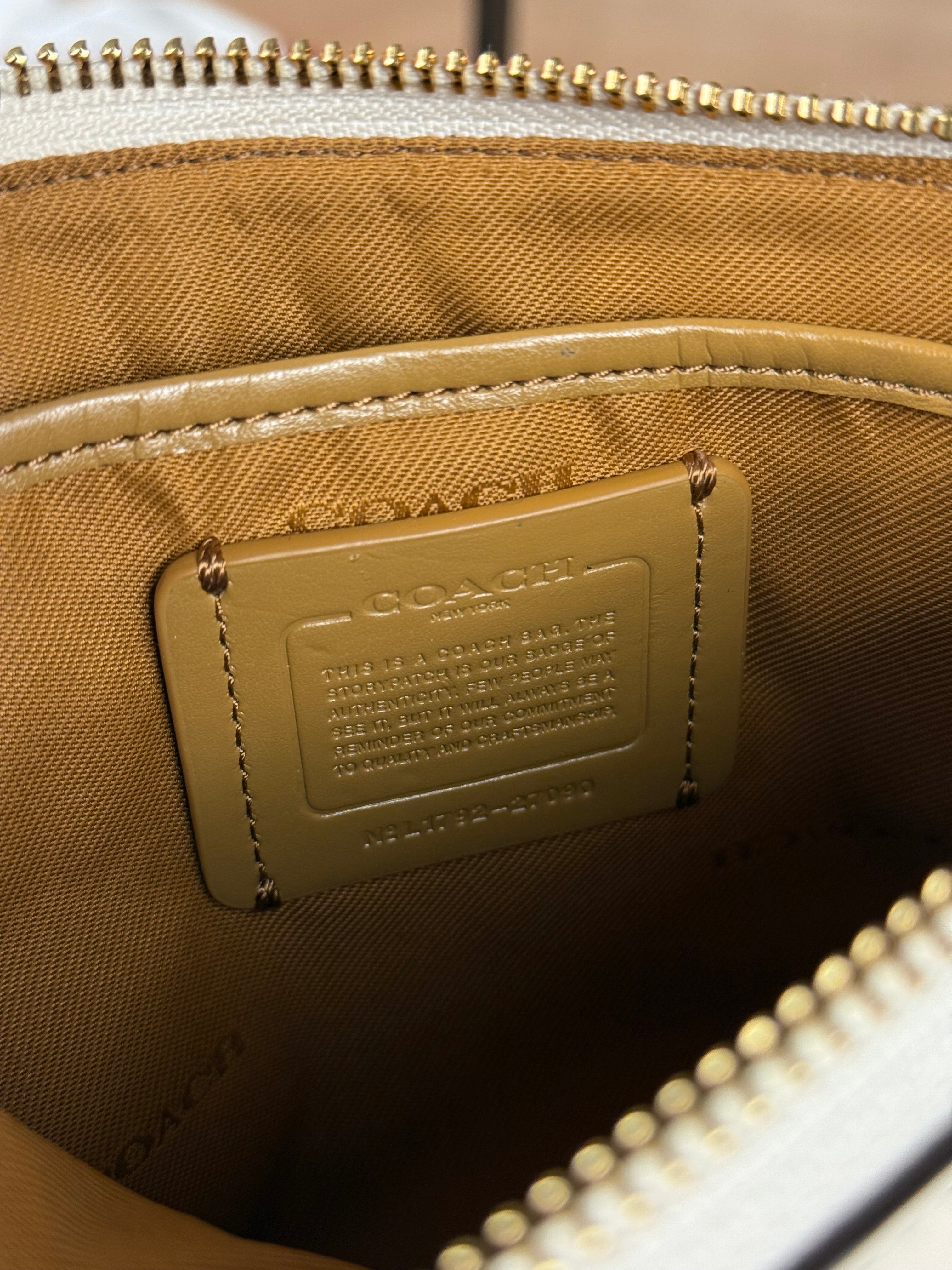 Coach Floral Cutout Print Crossbody Bag