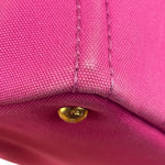 Prada Pink Canvas Canapa Hand Bag