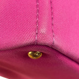 Prada Pink Canvas Canapa Hand Bag