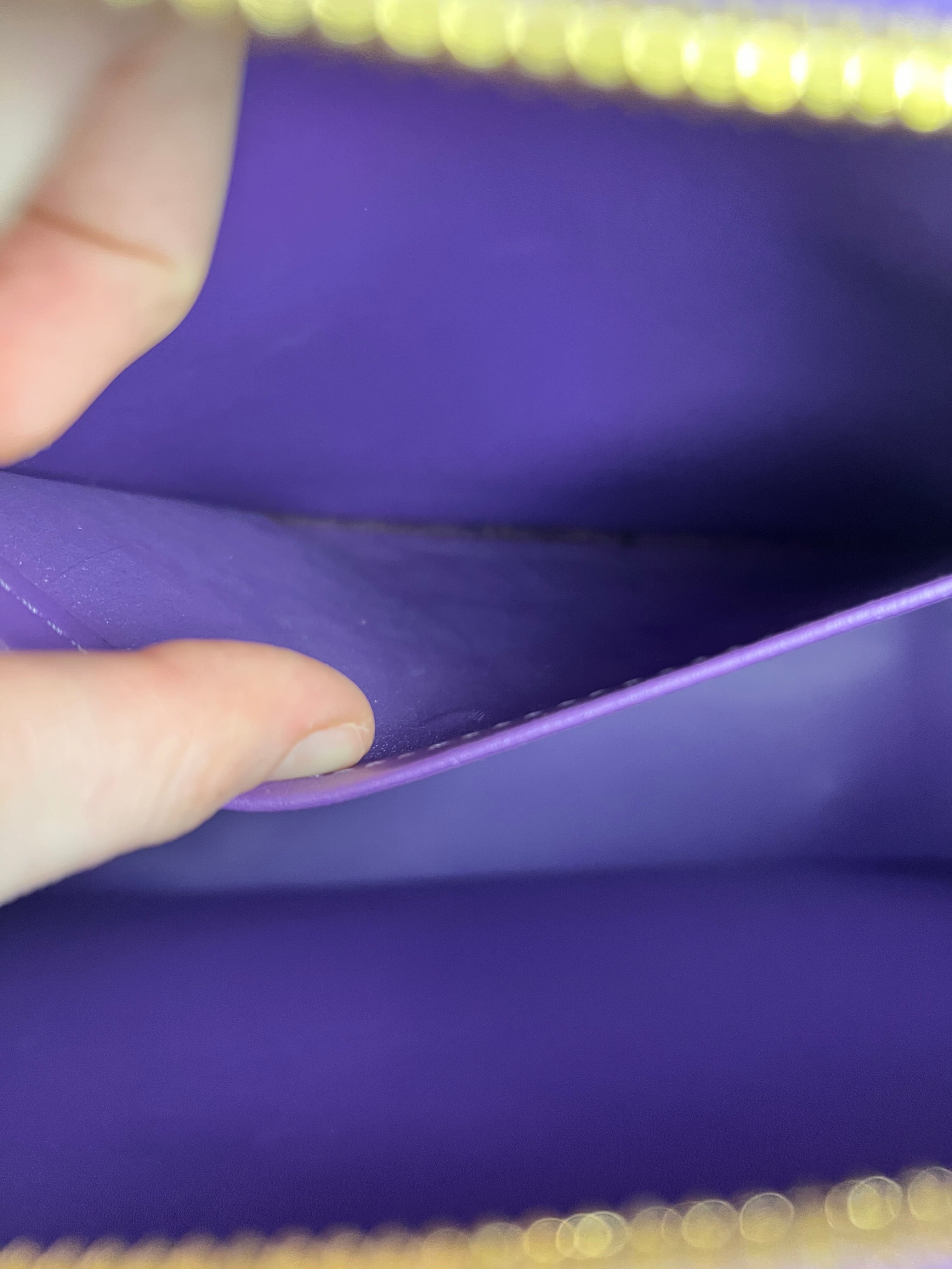 Louis Vuitton Vernis Purple Sutton Handbag