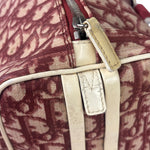 Christian Dior Vintage Red Trotter Boston Bag