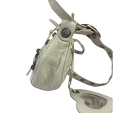 Balenciaga White Lambskin Le Cagole Shoulder Bag