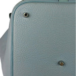 Hermes Blue Leather Picotin Lock 18 Bucket Bag