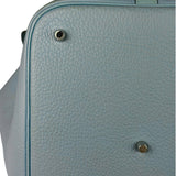 Hermes Blue Leather Picotin Lock 18 Bucket Bag