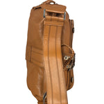 Christian Dior Vintage Tan Brown Leather Flight Medium