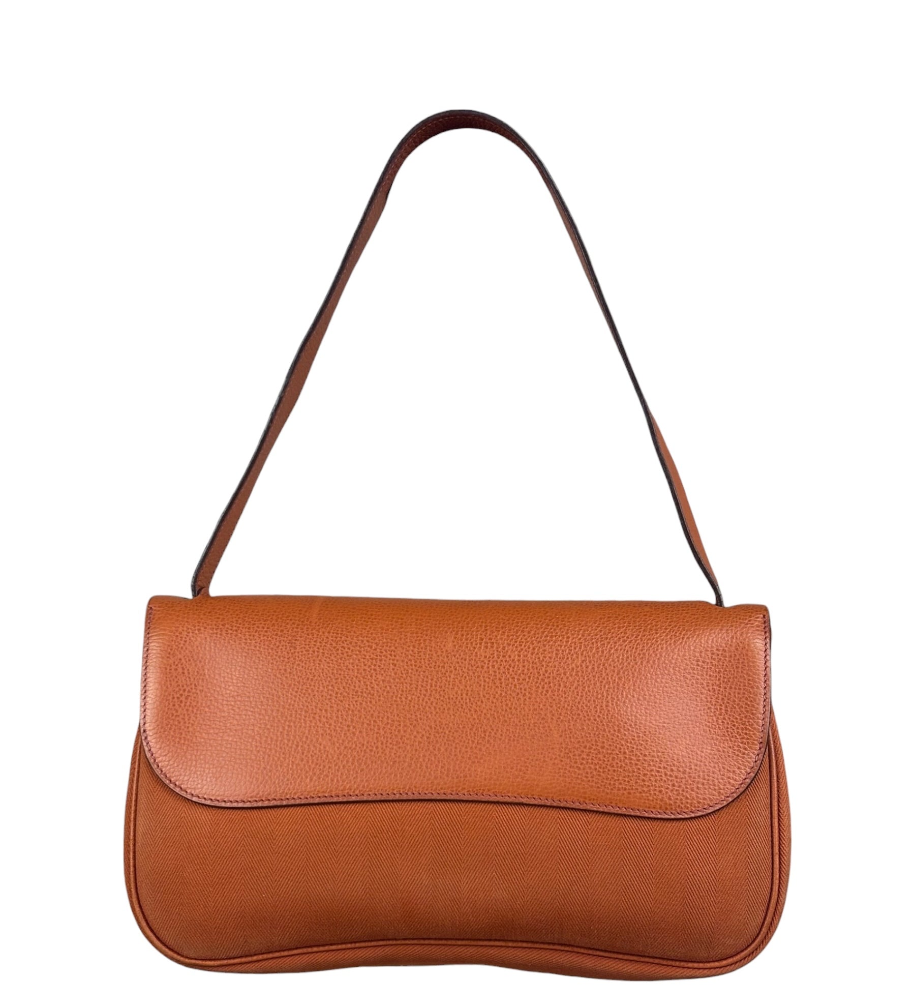 Hermes Vintage Orange Sac Colorado Shoulder Bag