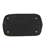 Prada Vintage Black Canvas Canapa Tote