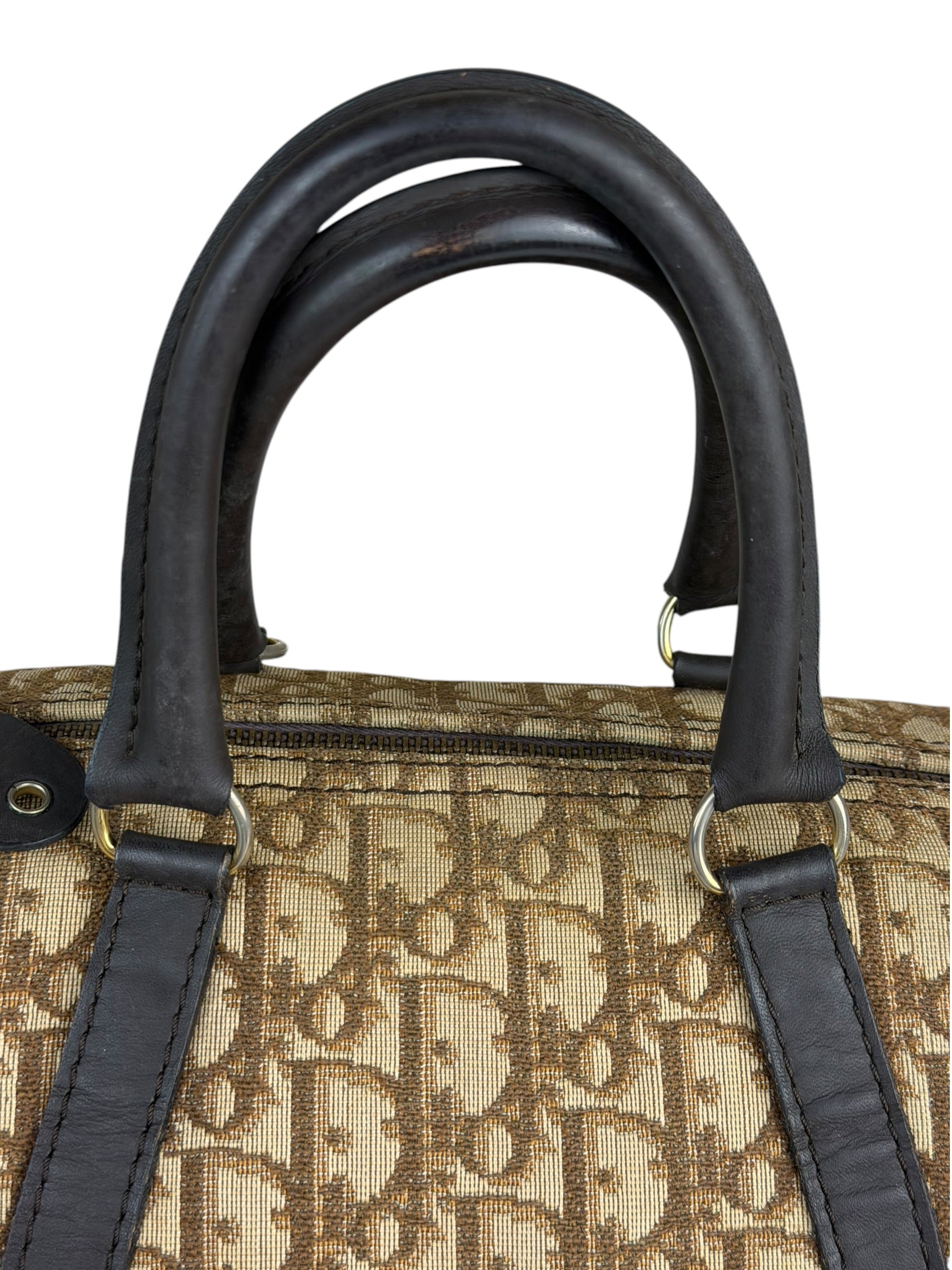 Christian Dior Vintage Brown Trotter Handbag