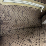 YSL Vintage Grey Leather Travel Pouch