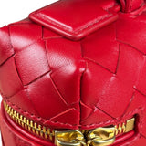 Bottega Veneta Red Intrecciato Leather Crossbody Bag