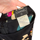Chanel Vintage Karl Lagerfeld Spring/Summer 2000-00T Collection Silk Skirt