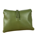 Bottega Veneta Baby Liberta Green Leather Shoulder Bag