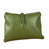 Bottega Veneta Baby Liberta Green Leather Shoulder Bag