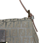 Fendi Vintage Metallic Jacquard Mini Baguette