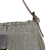 Fendi Vintage Metallic Jacquard Mini Baguette