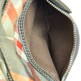 Burberry Nylon Leather Trim Nova Check Crossbody Bag